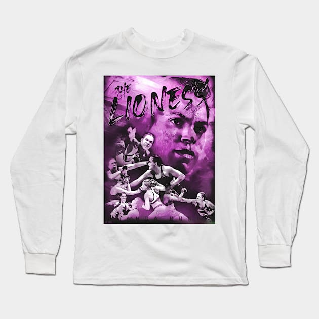 Amanda Nunes The Lioness Long Sleeve T-Shirt by SavageRootsMMA